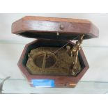 Captains ships string compass / sundial