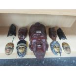 9 various masks