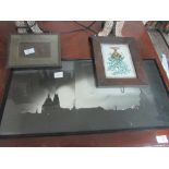 2 pictures and a frame