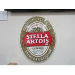 Metal Stella Artois sign