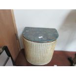 Lloyd loom laundry basket