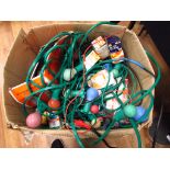 Large quantity of coloured bulbs