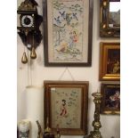 Two framed japanese pictures