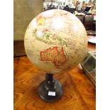Large world globe