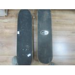 2 skateboards