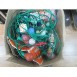 Large quantity of coloured bulbs