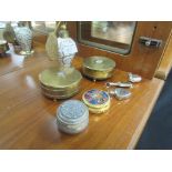 Perfume bottles and trinket boxes including Margaret Rose