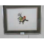 Framed watercolour by Royal Academy artist A. Bower 1982