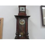 Wooden pendulum clock and 1 other