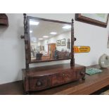 Walnut swing mirror