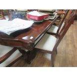 Large dining table (extendable) + 10 chairs