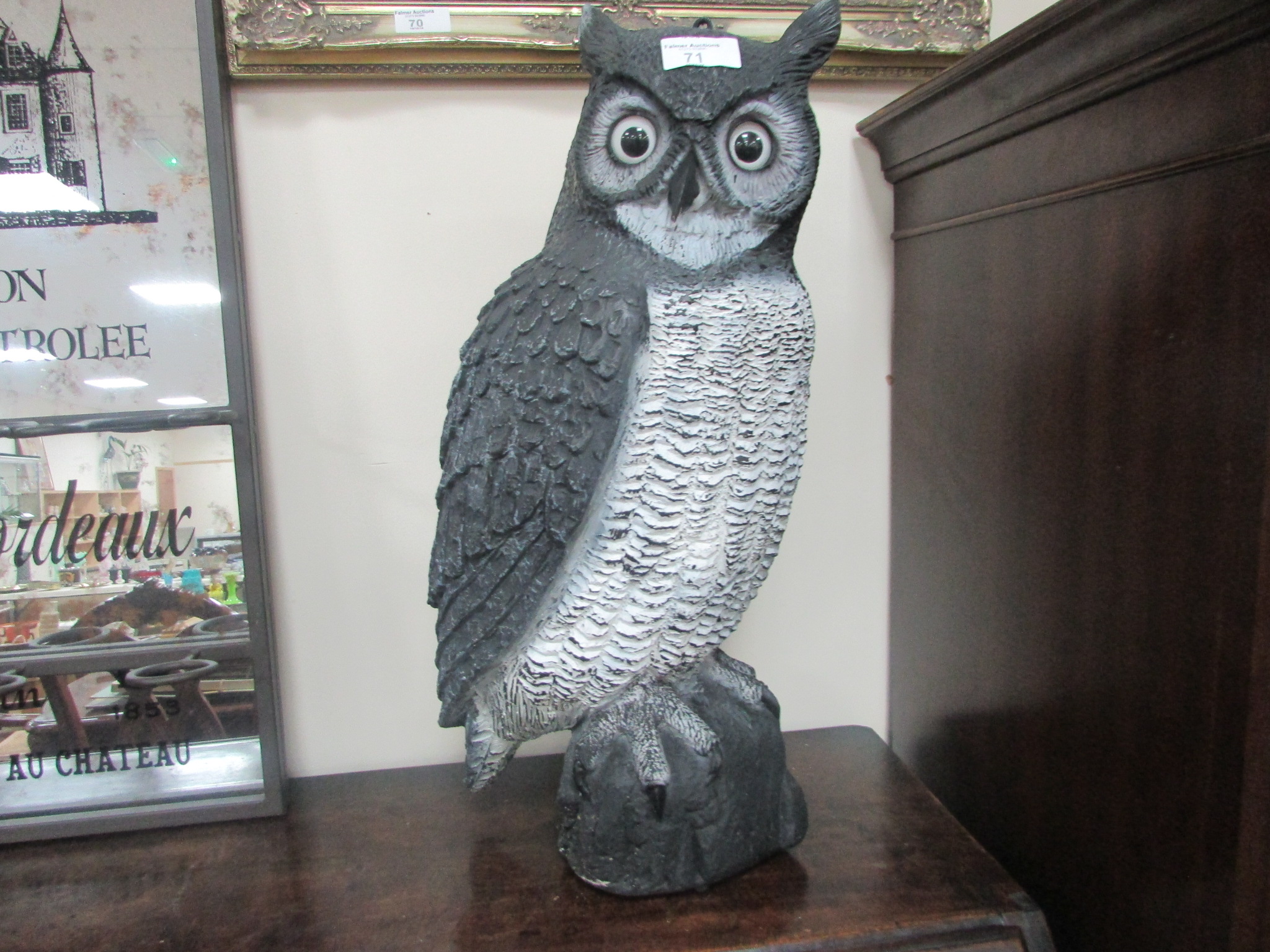 Plastic owl ornament