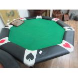 Foldable card table