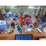 24 various paperweights