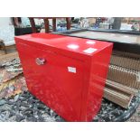 Red secure wall mounting box