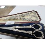 2 pairs of ornate scissors