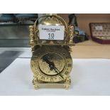 Brass lantern clock working order