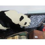 Panda wall-hanging / framed material / print