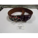 Ed Hardy leather belt