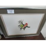 Framed water colour by Royal Academy artist A. Bower 1982