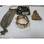 Shatton compact / beaded purses / bracelet etc