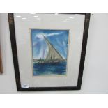 Framed water colour