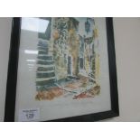 Framed water colour