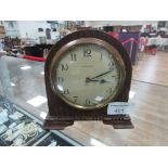 Elkington oak cased clock working order