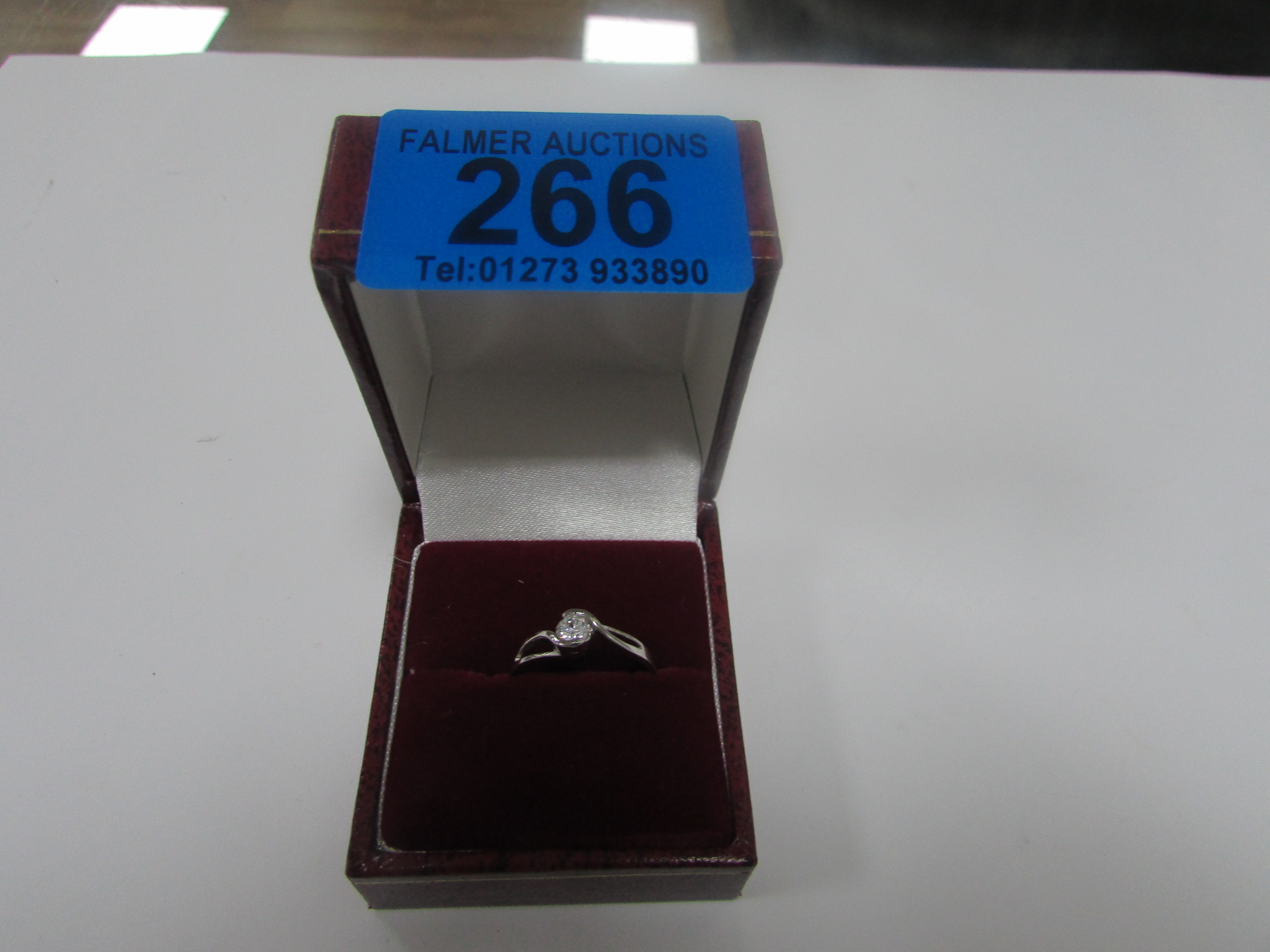 925 silver single stone ring