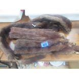 2 mink stoles