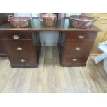 Mahogany period desk