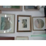Jack Savage water colour 'River Scene' and 2 other water colours