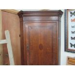 Oak corner cabinet