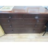 Mahogany 2 over 3 chest