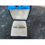 18ct gold and diamond ring 4.1g