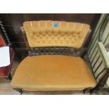 Small boudoir double seat Edwardian