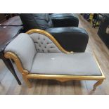 Gold coloured Chaise Lounge