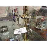 Mixed lot pewter bookmark. Wood Setton pewter fairy box and 2 metal ballerinas