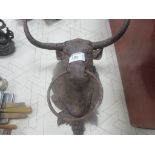 Cast iron heavy bull head holder