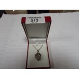 925 Silver locket and chain