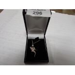 925 Silver fairy pendant and chain