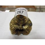 Solid brass Buddha