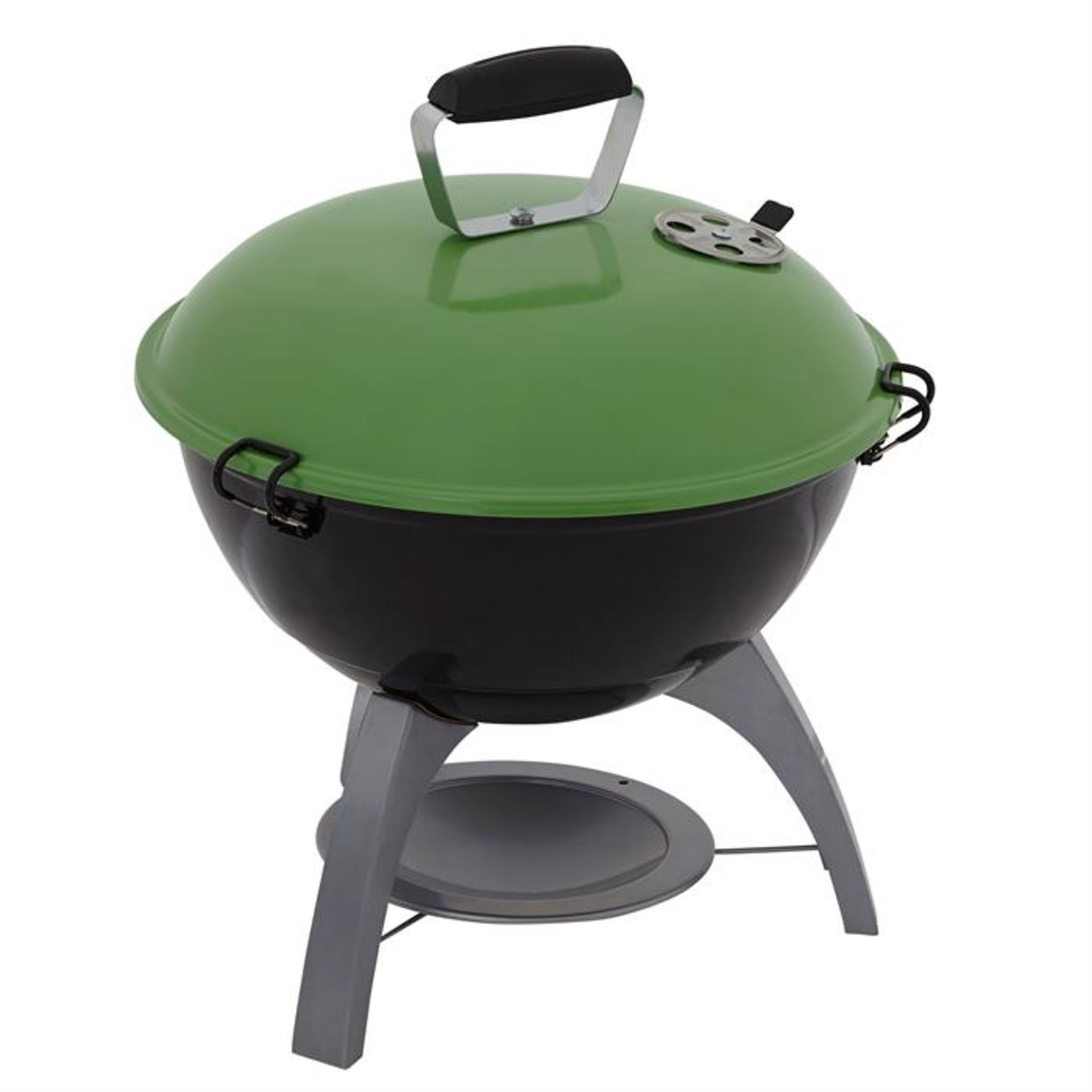 Charcoal Portable Barbecue - Green - RRP £20 - Image 3 of 3