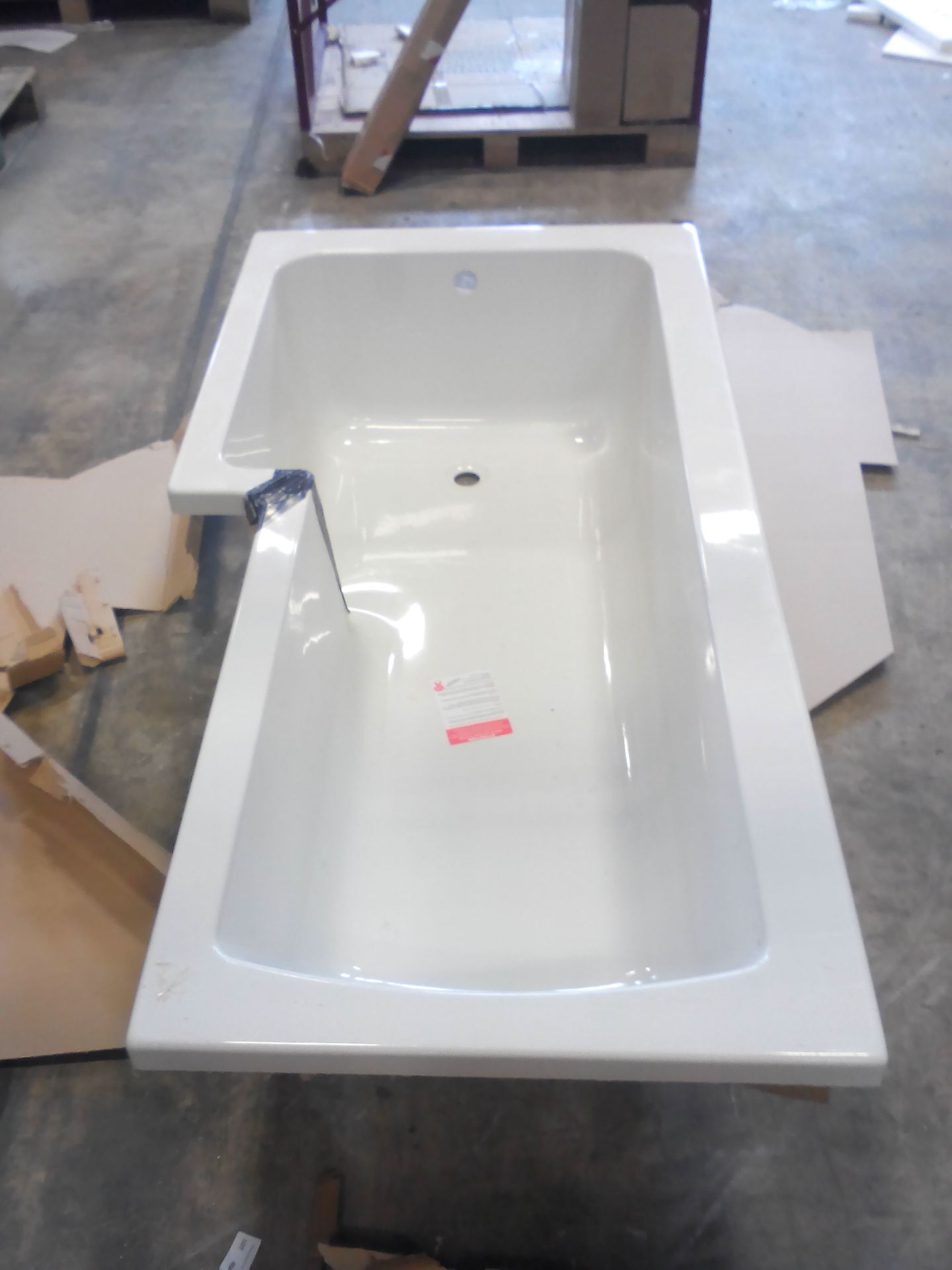 1700x850x700 L Shaped Shower Bath - Image 2 of 3