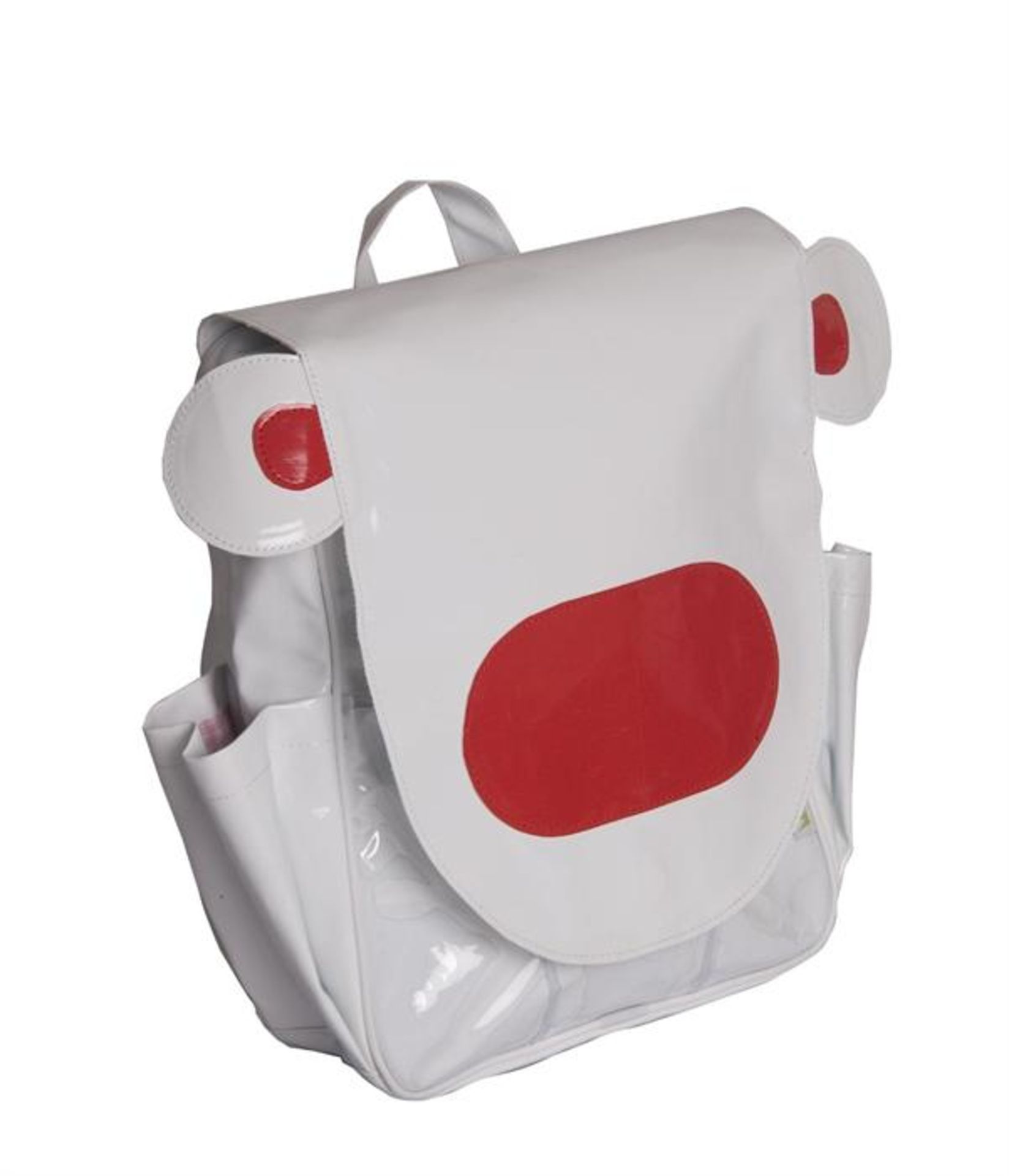Baby Minene Animal Themed Child Backpack Bag Cow (White) NEW