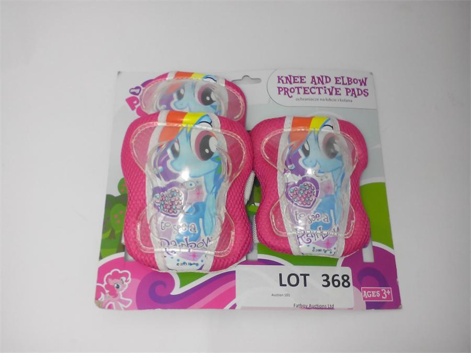 TOTAL RRP £24 - Vision One HA13_MLP_OCH_01 Children's Knee Pads My Little Pony - Pink - M