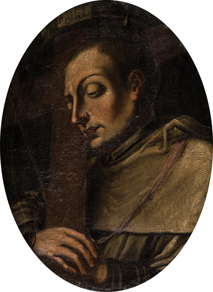 HeiligenmalerSüddeutsch, 18. Jh. Darstellung des hl. Benedikt von Nursia und des hl. Johannes vom