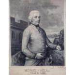 Joseph PancratzPorträt Michael von Melas - General der Cavallerie. Lithographie auf Papier.