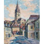 Karin Maria Braun1938 Hermannstadt - 2003 Berlin Evangelische Stadtpfarrkirche in Hermannstadt an