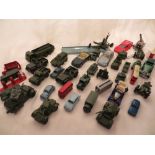 Assorted die cast models including some Dinky, Lesney and Matchbox etc.
